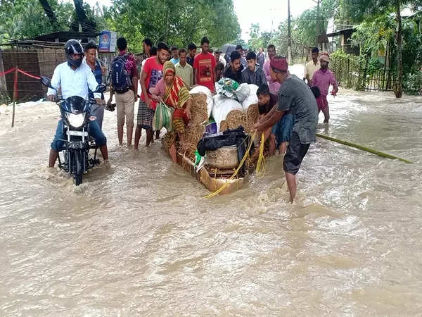 Assam: 17 dead in floods, landslides in 24 hours | Guwahati News ...