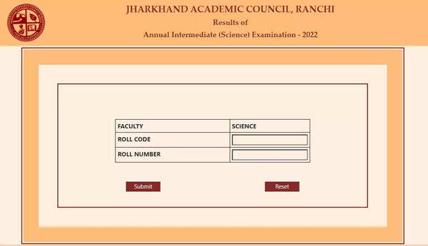 Jharkhand 12th Result 2022 link