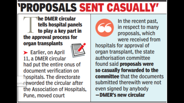 DMER: Hosps to screen transplant applications