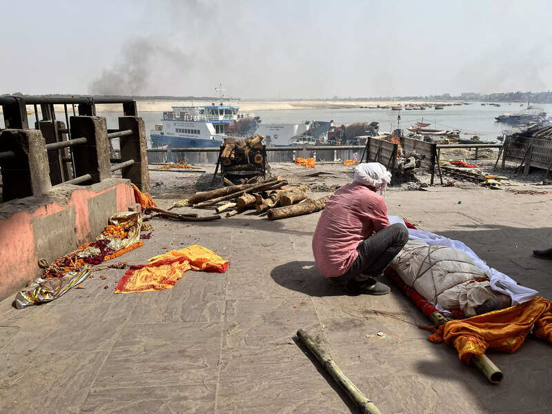 At the ghat, it is deathly quiet...