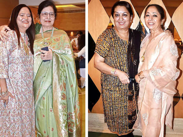 (L) Geeta Tandon Kapoor and Dr Madhu Loomba (R) Komal Bhasin and Magoy Rajpal