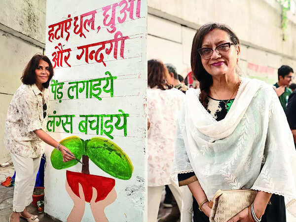(L) Kanak Rekha Chauhan (R) Vinita Maheshwari