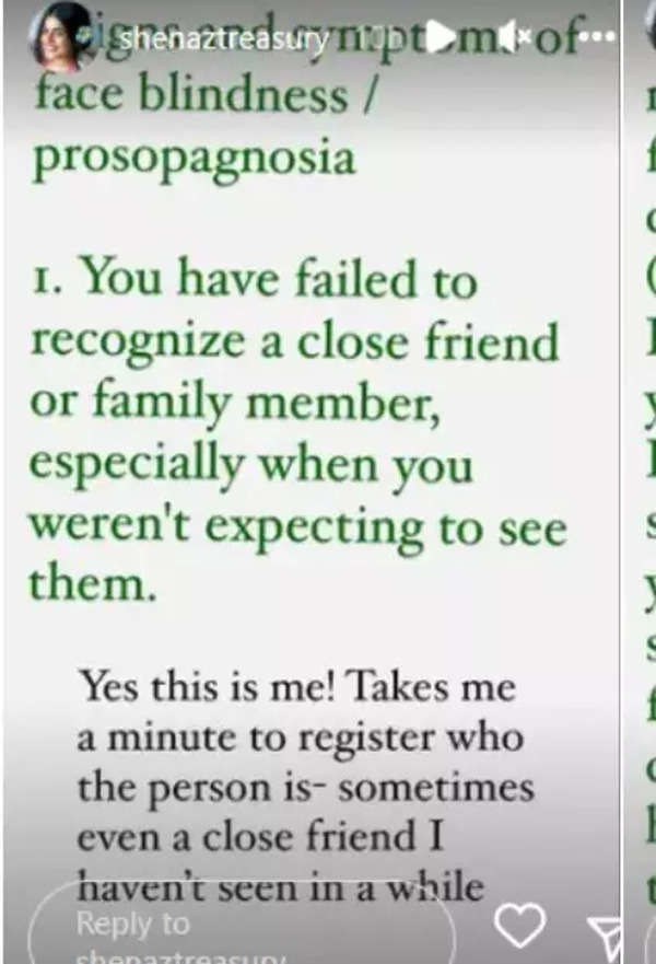 Shenaz Treasury reveals she is diagnosed with prosopagnosia, says she ...