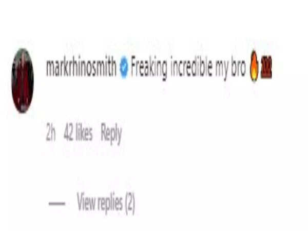Mark Rhino Smith comment