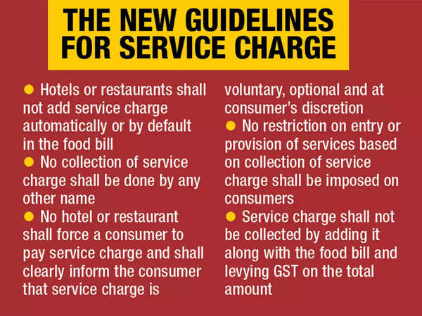 Explained: How the new service charge guidelines will impact you | Delhi  News - Times of India