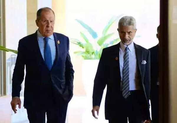 Bali, July 08 (ANI)_ External Affairs Minister S Jaishankar meets Russian Foreig....