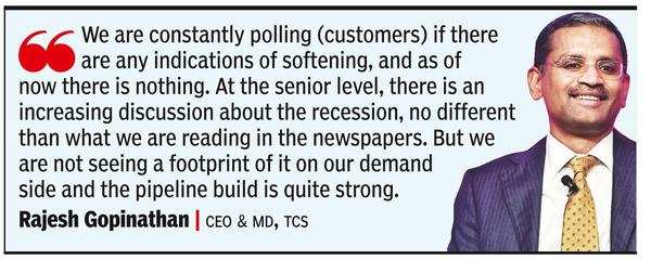 TCS registers strong double digit growth in Q1