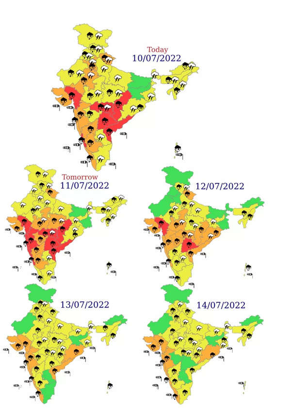 Rain Woes: Telangana Declares 3-day Holiday In Schools, Colleges; Red ...