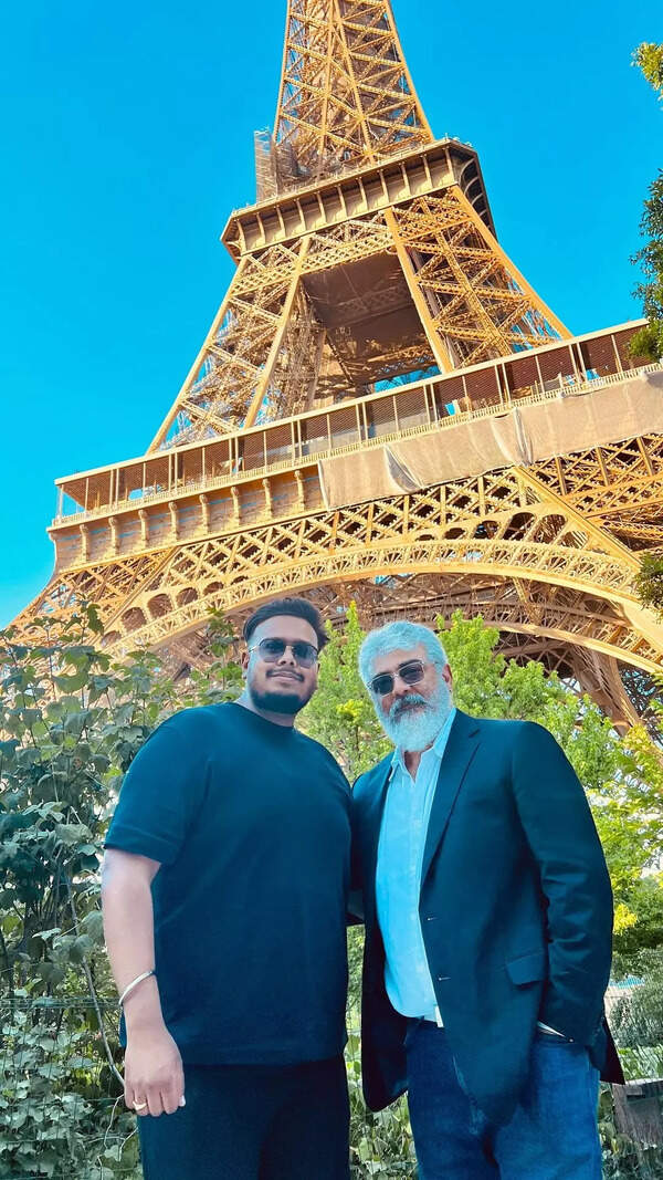 Ajith with fans in Paris