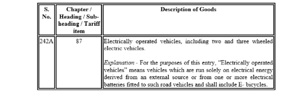 ev policy