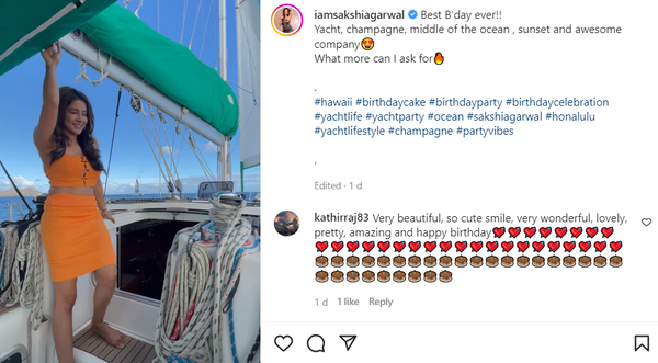 Sakshi - Yacht