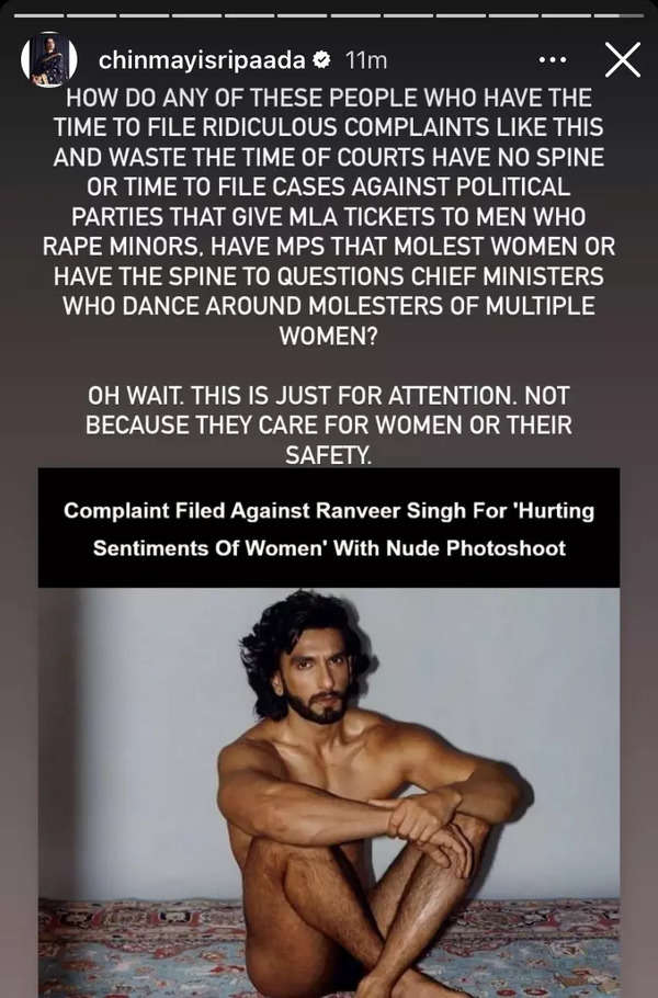 FIR against Ranveer Singh over nude photoshoot