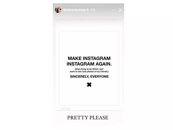 Kylie Jenner Tells Instagram to 'Stop Trying to Be TikTok