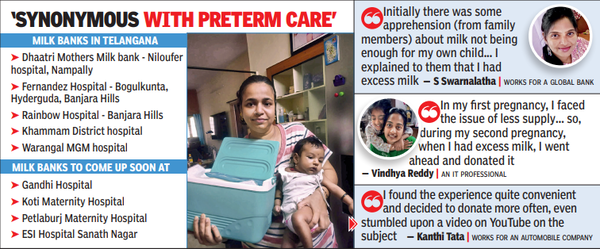 Donor moms flourish, boom in breast milk banks in Hyd