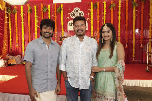 Sivakarthikeyan, Shankar and Aditi Shankar