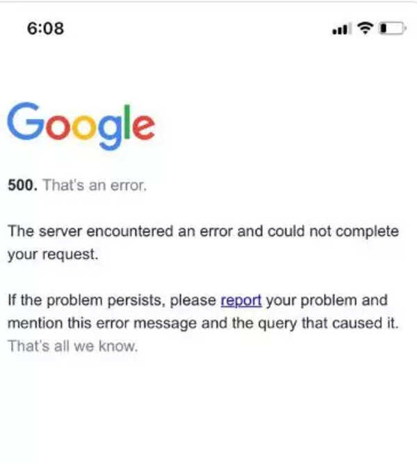 Google Drive or Docs down? Current outages and problems