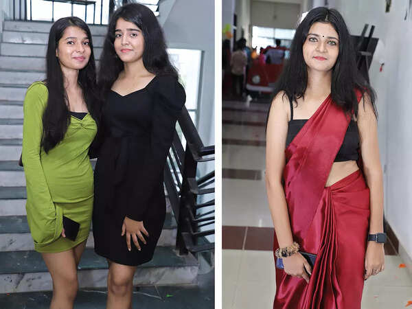 (L) Shauryaa and Shubhangi (R) Tanvi