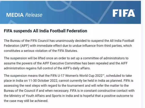 El Mundial sub-17 femenino, en el limbo tras la suspensión de la FIFA a  India