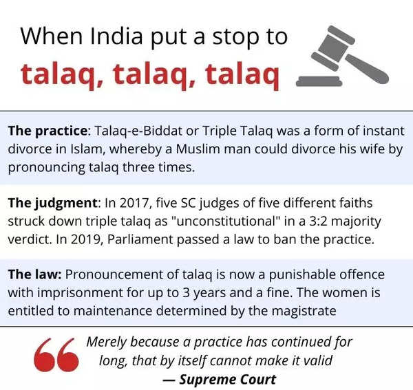When judges of 5 different faiths ruled against three talaq
