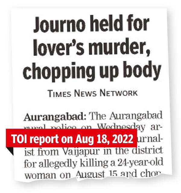 Aurangabad scribe took friend’s help in murdering lover