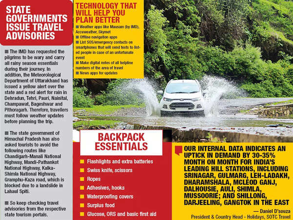 Travelling to the mountains? Stay safe on your monsoon trip with these tips