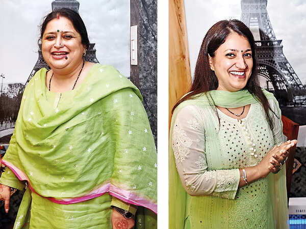 (L) Anjali Chopra (R) Nidhi Verma