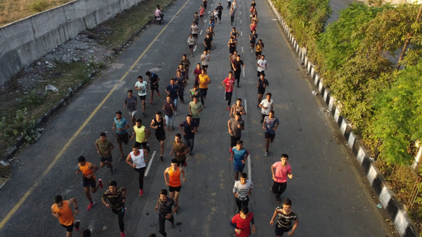 Youths take this ‘road’ to reach the ‘border’