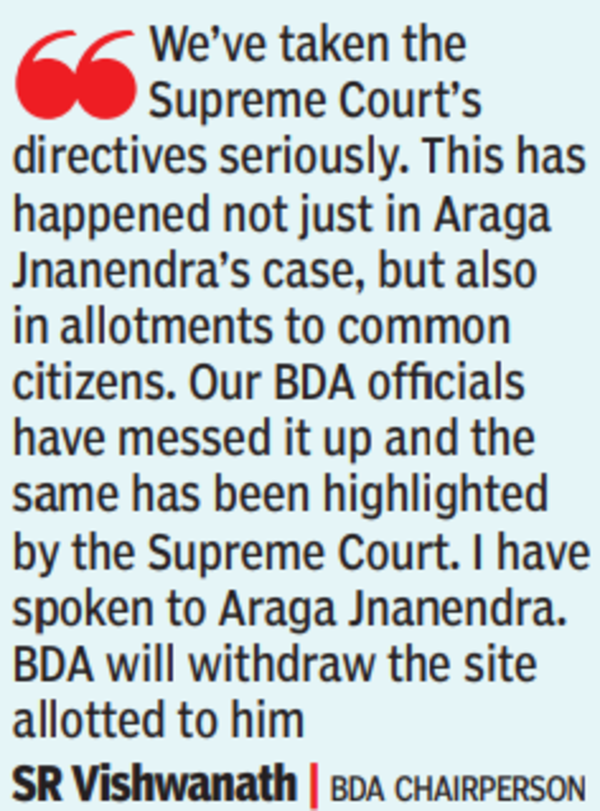 K’taka transfers BDA chief, to scrap min site