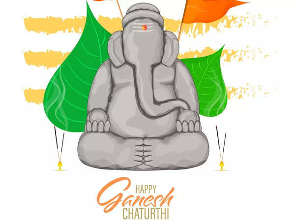 Line Drawing Lord Ganesha Ganesh Chaturthi Indian Festival Card 1251854  Vector Art at Vecteezy