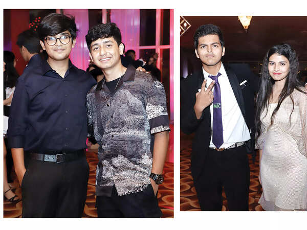 (L) Satvik and Uttkarsh (R) Shivam and Aranyani