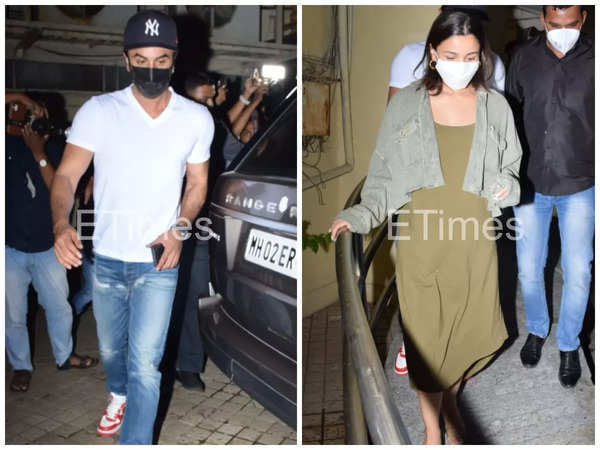 Photos: Alia Bhatt and Ranbir Kapoor get clicked at the special ...