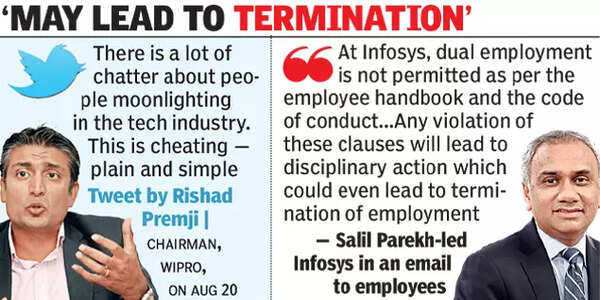 Now, Infosys Tells Its Staff: ‘No Double Time, No Double Lives’ |  Bengaluru news