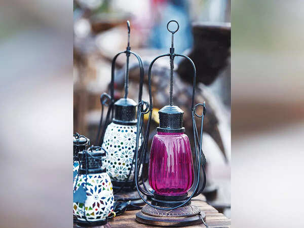 A nest lamp made in Tripura for Rs 250