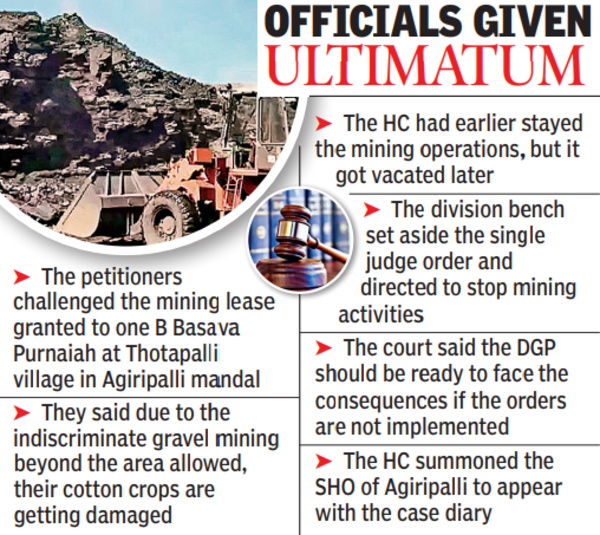 Enforce stay order in mining case, DGP told