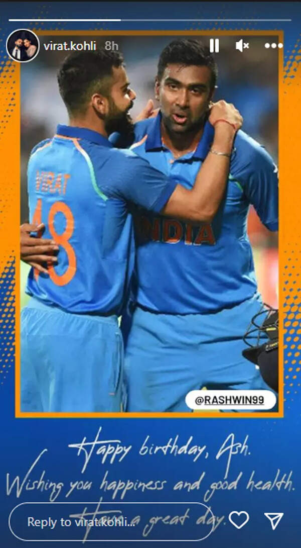 Indian cricket fraternity extends birthday wishes to Ravichandran