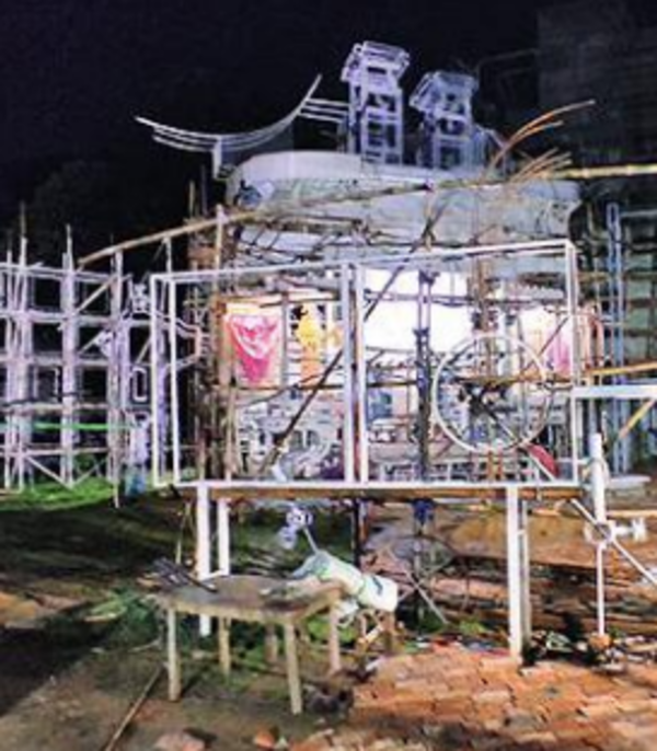 Behala pujas struggle to come out of shadows of long-time patron Partha