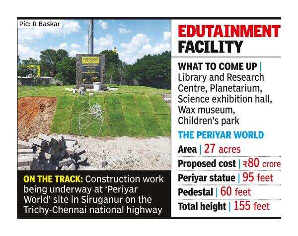 Work begins on Periyar World in Trichy