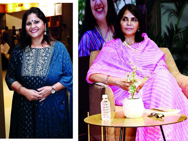 (L) Parul Goswami Sharma (R) Kanak Rekha Chauhan