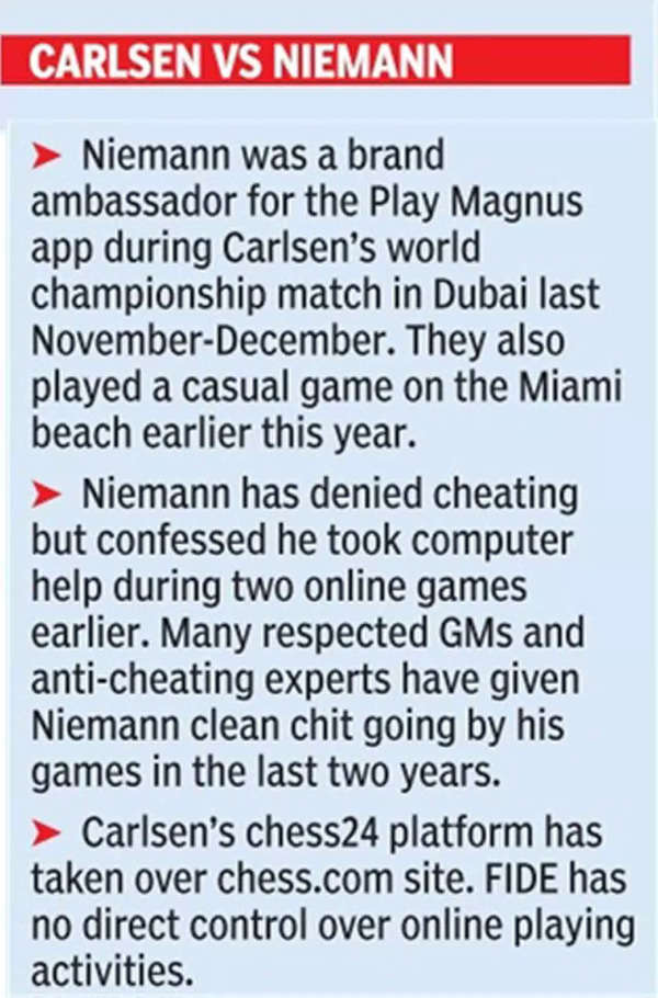 Chessgate: Grand Master Magnus Carlsen may have opened a can of worms when  he refused to play with Hans Niemann