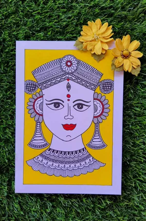 Let's draw Navratri Special image. Dandiya Dance easy drawing | Easy drawing  of dandiya dance | By Drawing BookFacebook