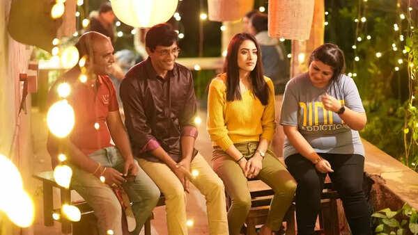 Rachna Shyam while shooting for the film