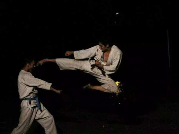 Actor Aakash Ahuja worked as martial art trainer