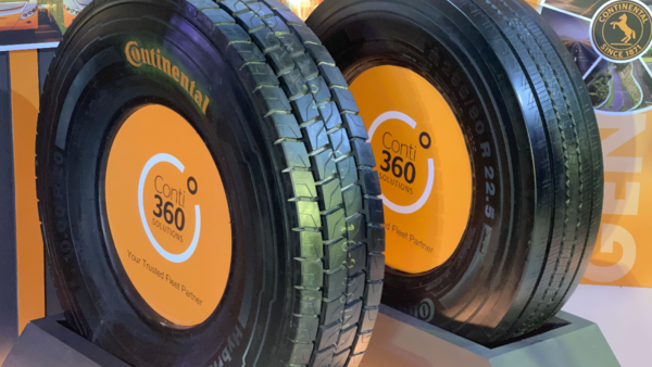 Continental Commercial Vehicle Tires with Conti360 Digital Sensor Technology