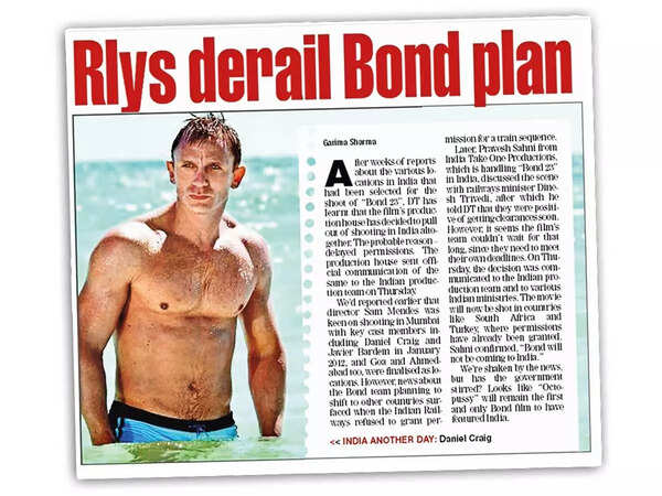 James Bond Sept 2011