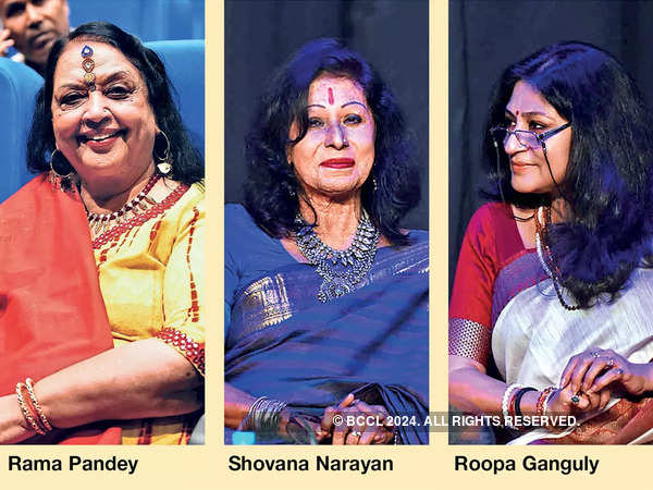 Rama Pandey, Shovana Narayan and Roopa Ganguly