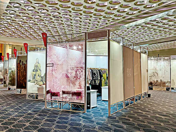 FDCI Showroom, an exhibition area, where designers have put up their collections Sunil Sethi