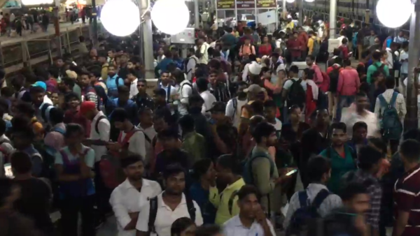 UP students at railway stations