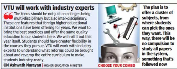 Curriculum revamp: Visvesvaraya Technological University freshers may ...