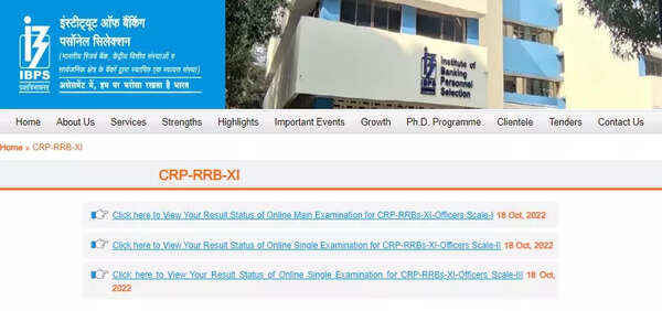 IBPS RRB PO Mains Result 2022