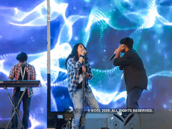 Eight colleges participated in The Battle of Bands, a music competition